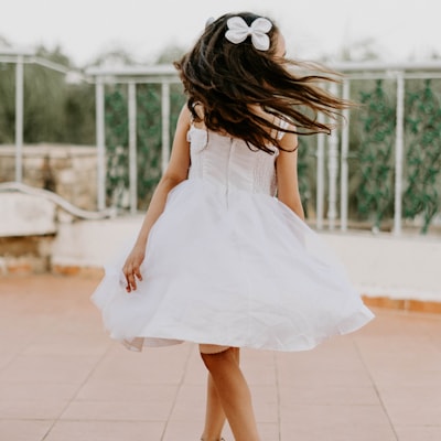 Child ready for party styling